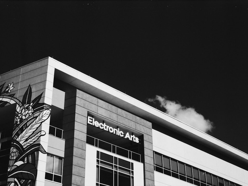 The electronic arts building is shown.