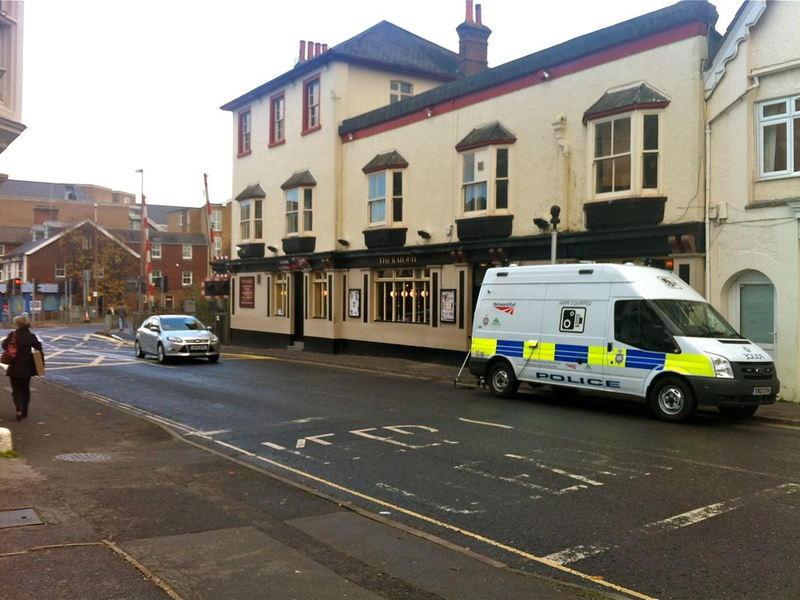 Police surveillance camera