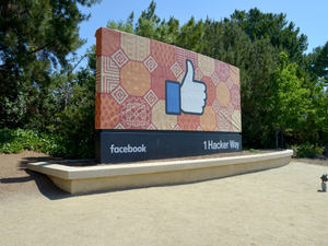 Facebook headquarters in Menlo Park, CA.