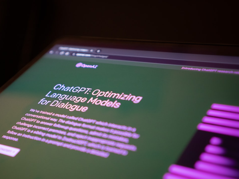 a close up of a computer screen with a blurry background