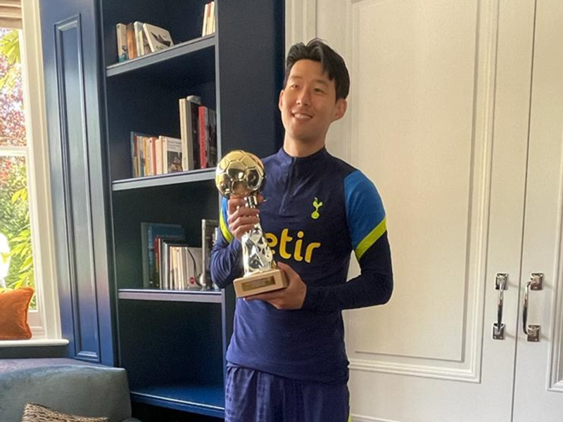 Best Footballer in Asia 2021 Son Heung-min