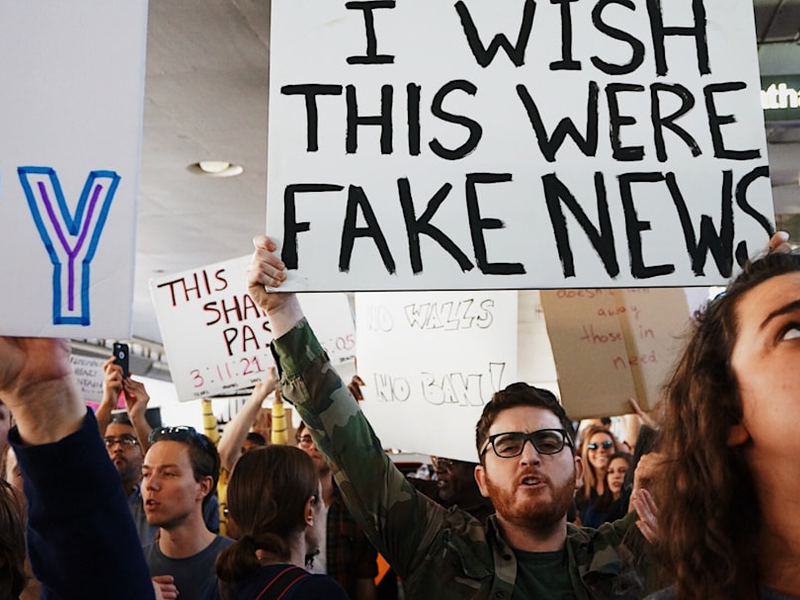 This photo was taken at the LAX protest against Trump’s muslim ban.