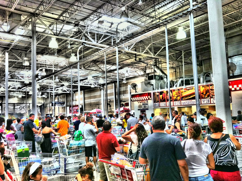 Costco on a Saturday