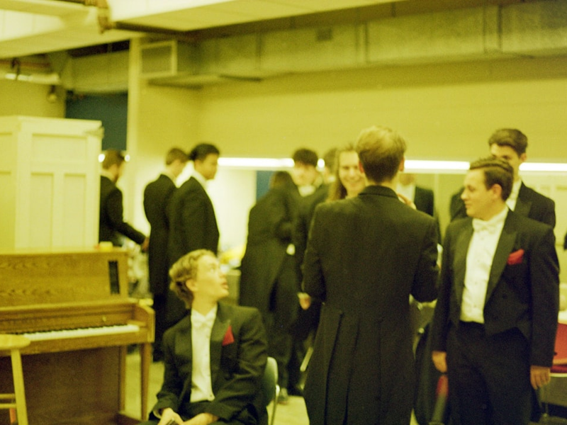 The Grammy Nominated Singing Hoosiers are backstage before their 2022 Spring Concert, "Let's Talk about Small Talk".