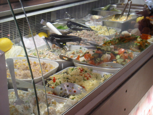 Jewish deli case
