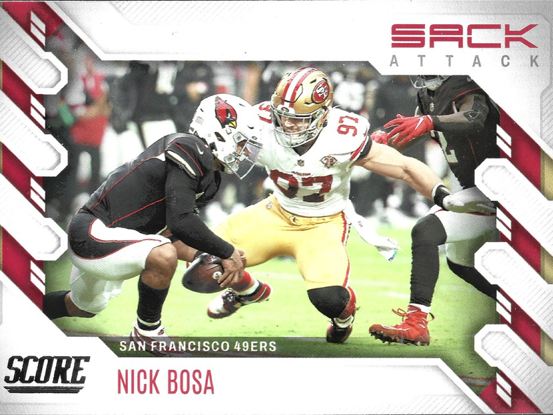 2022 Score Sack Attack Nick Bosa
