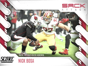 2022 Score Sack Attack Nick Bosa