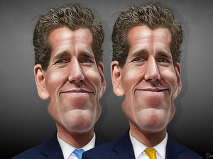 Winklevoss Twins - Caricature