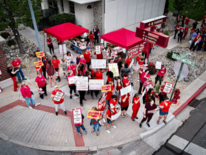 RNs on strike for patient care