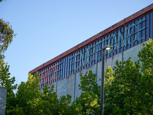 green trees near glass building during daytime