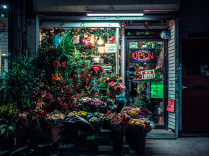 closed flower shop