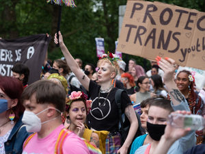 Trans Rights Protest In London, Soho