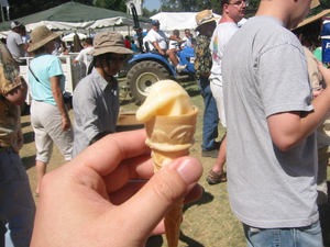 Gilroy Garlic Festival - Garlic Ice Cream