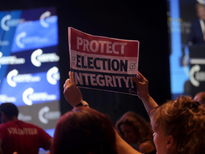 Protect Election Integrity sign