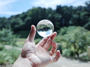 round clear ball