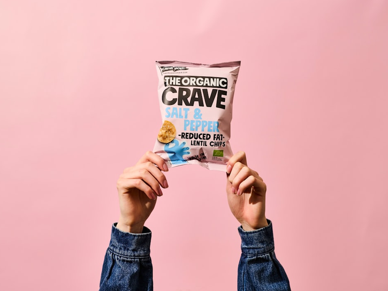 Organic high protein lentil chips from The Organic Crave Company. Simply #cravemore! Eat snacks on the go or wherever you are without bad conscious! A movement has begun.