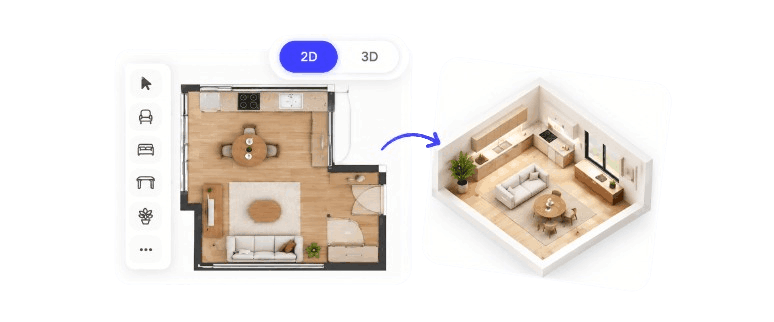 Create 2D & 3D Floor Plans