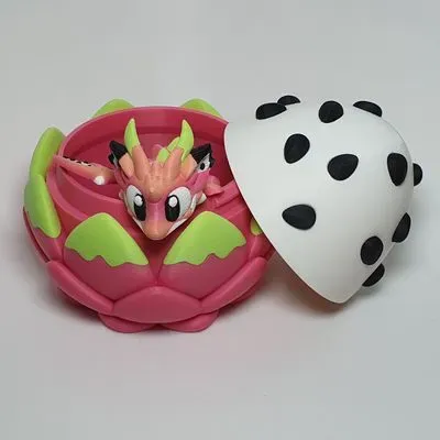 Drachenfruchtdrache mit Ei 3