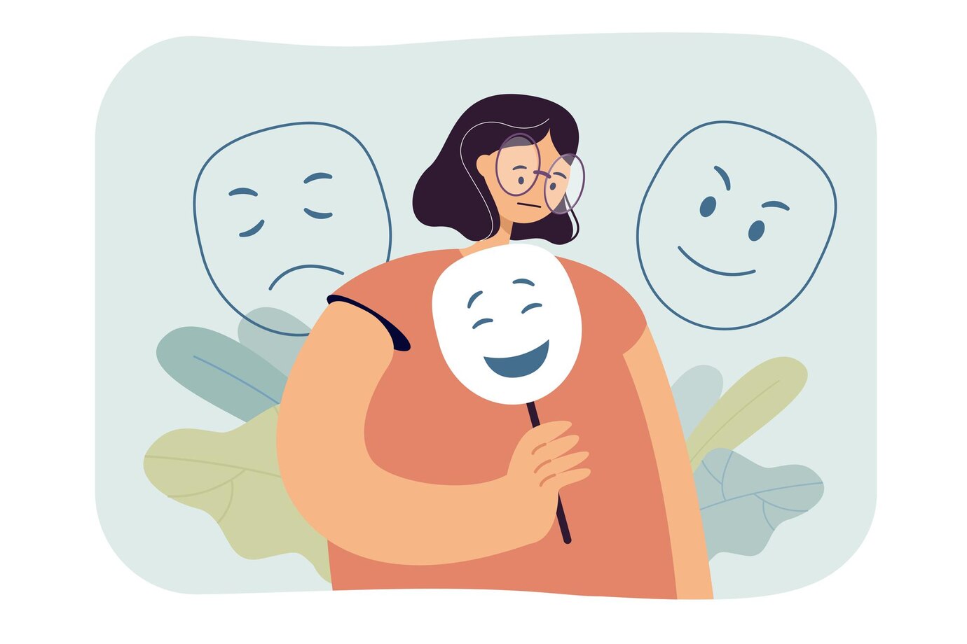 Illustration of bipolar disorder