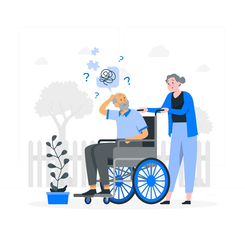 Illustration of dementia