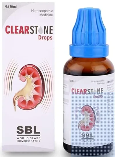 CLEAR STONE DROPS