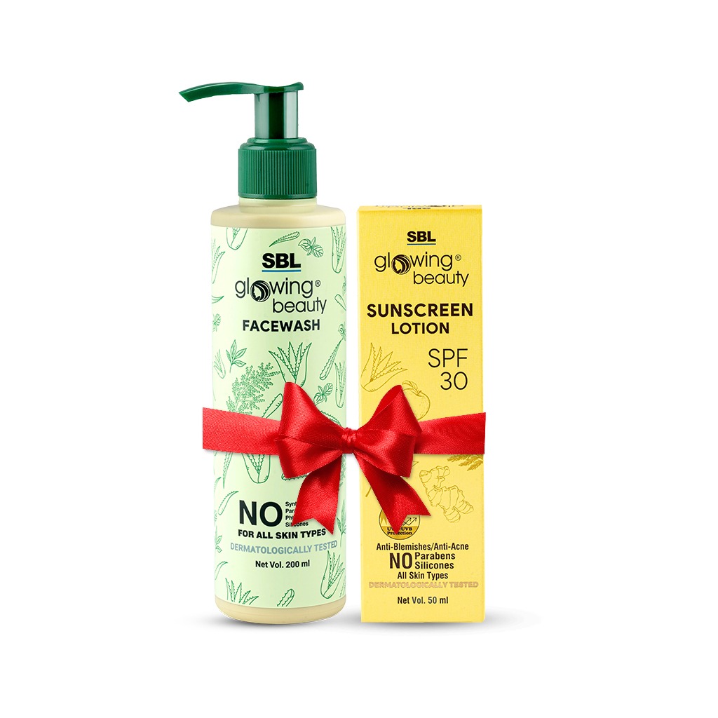 Glowing Beauty Facewash & Sunscreen Lotion SPF 30 Combo (200ML & 50ML)