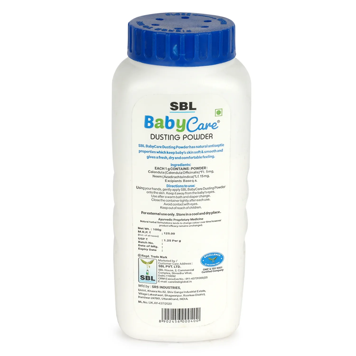 SBL Baby Care Dusting Powder — thumbnail 4