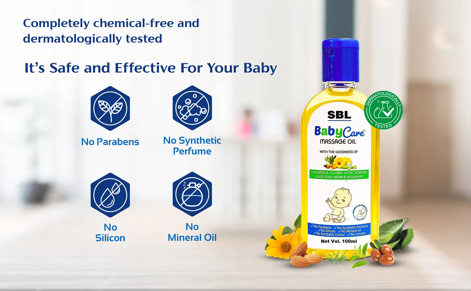 SBL Baby Care Massage Oil — thumbnail 4