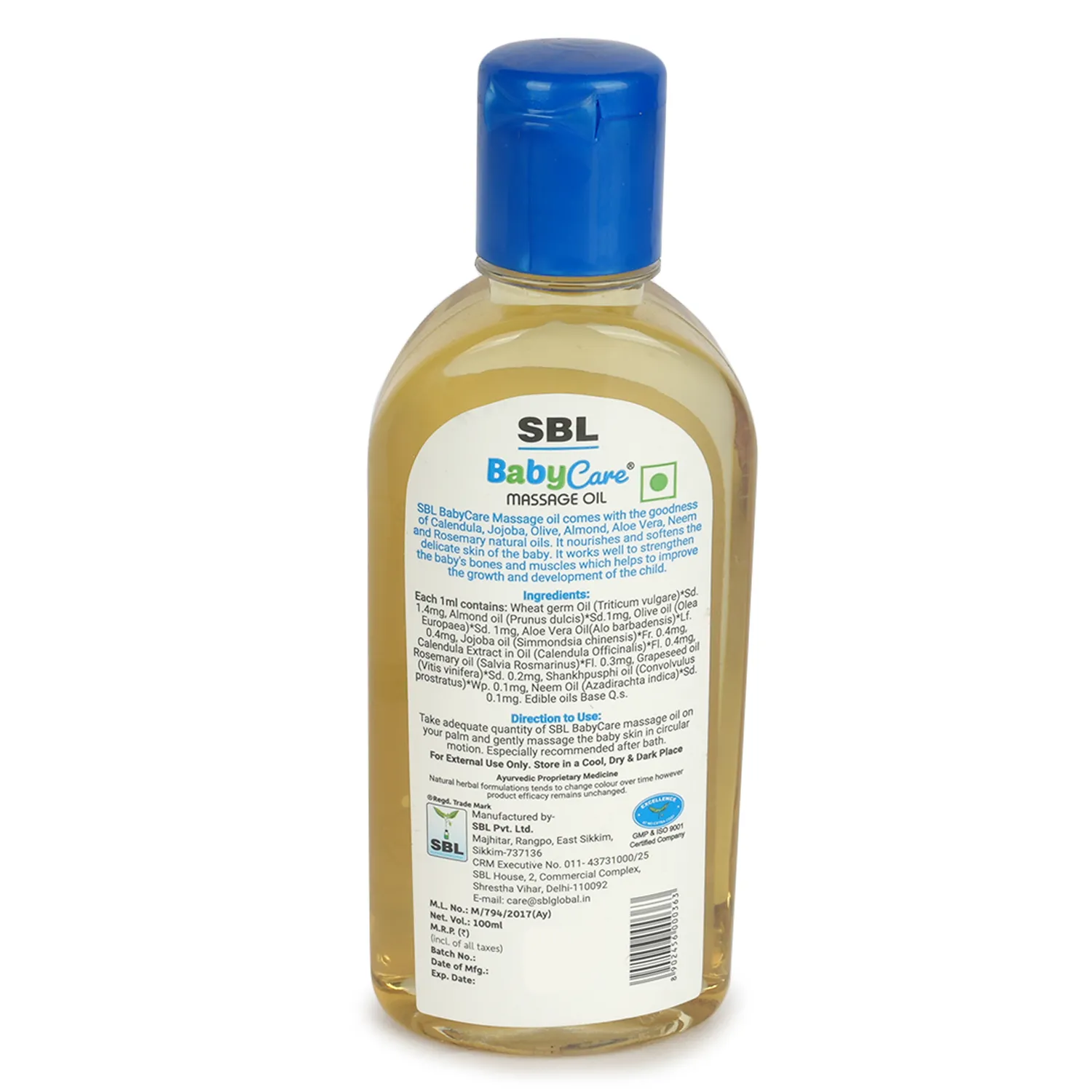 SBL Baby Care Massage Oil — thumbnail 9