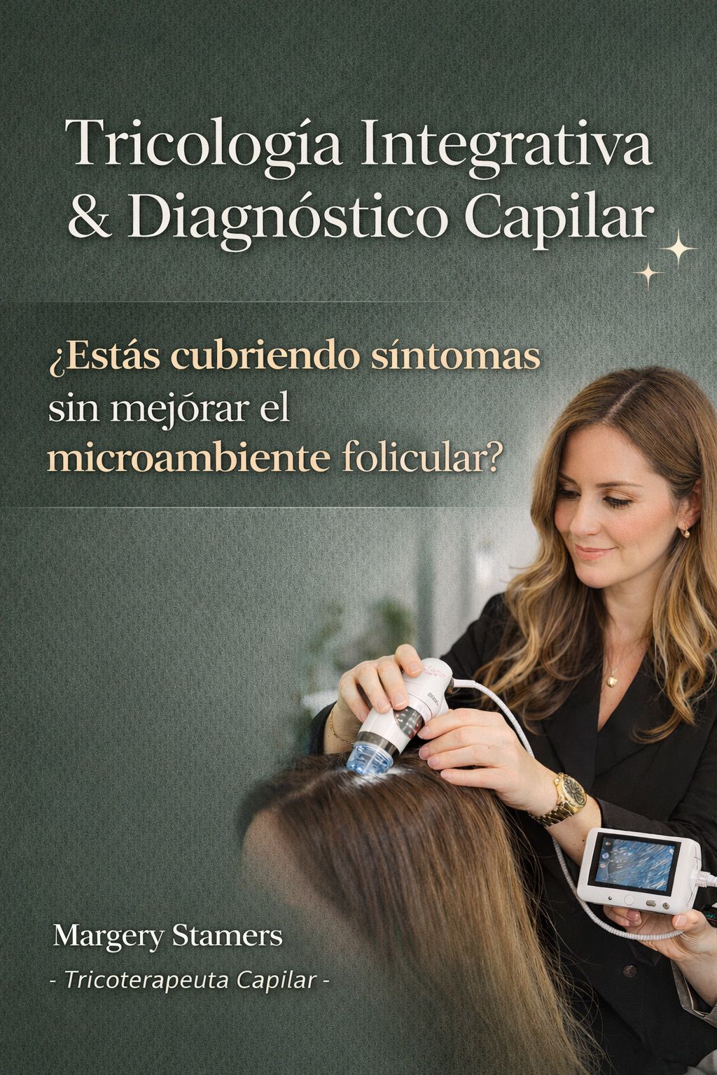 Diagnóstico capilar con tricoscopio