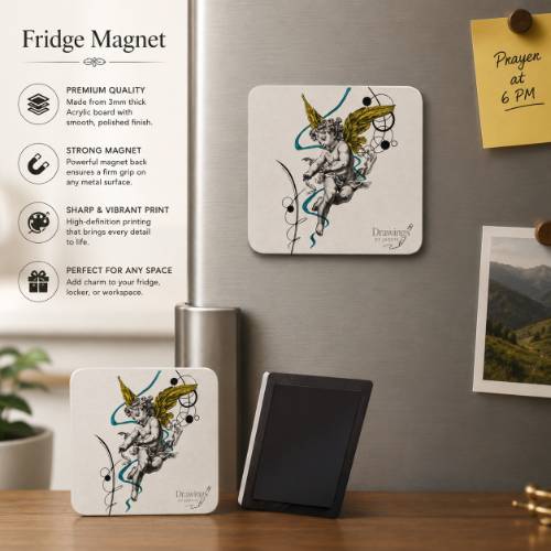 Pure as Dawn | Fridge Magnet view 3