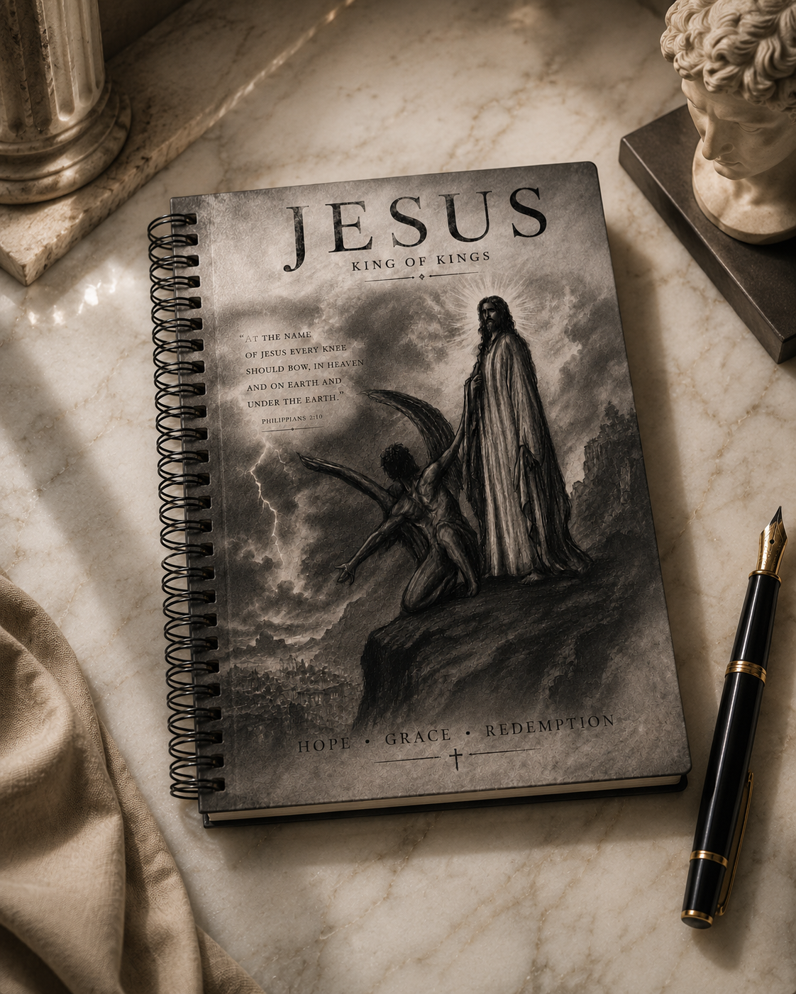 Christ Triumphant | A5 Wire-Bound Notepad