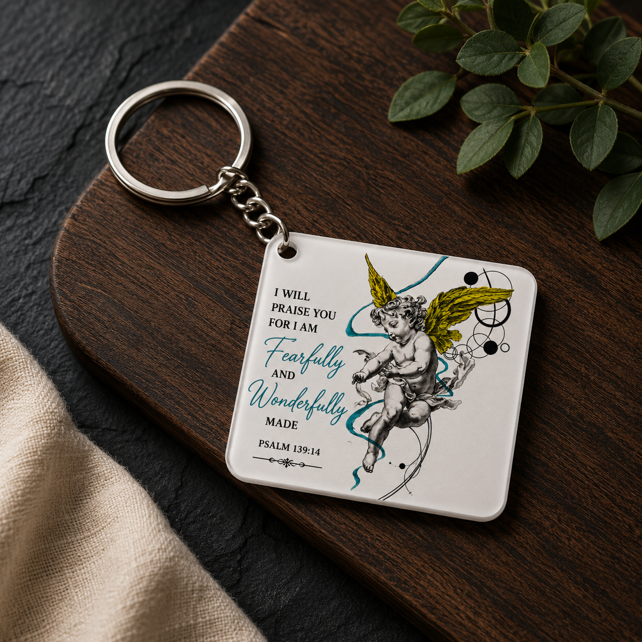 Fearfully & Wonderfully Made | Keychain