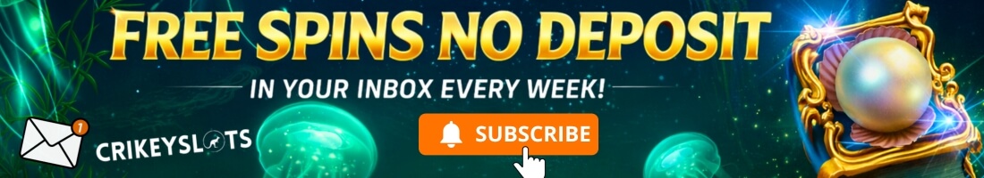 Crikey Slots Head Banner