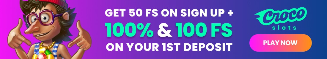 Crikey Slots Head Banner