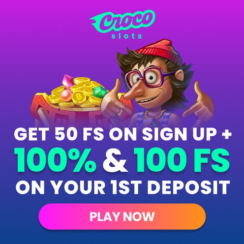 Crikey Slots Head Banner