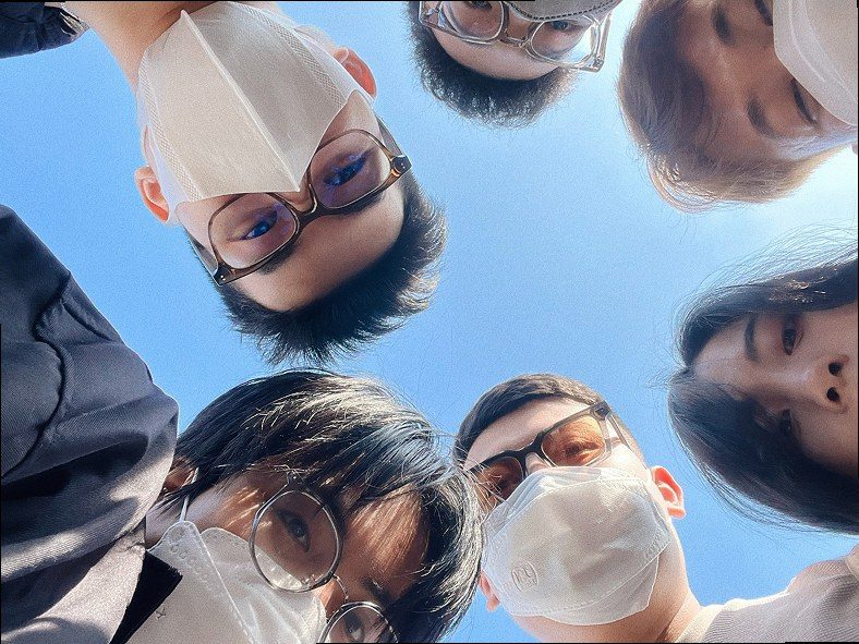 Group photo, wrong angle