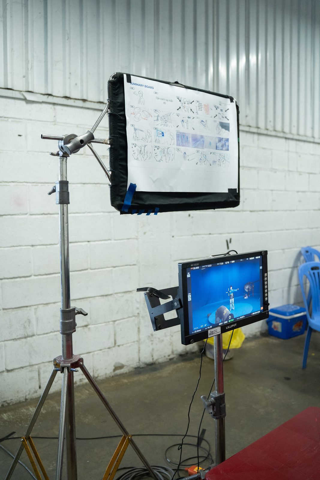 CeraVe × JSOL, storyboard on a stand