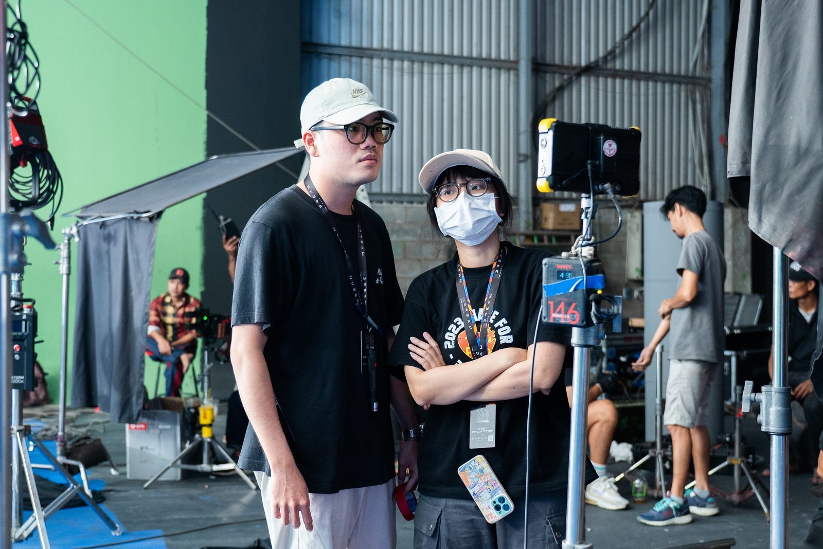 CeraVe × JSOL, arms crossed by the monitor