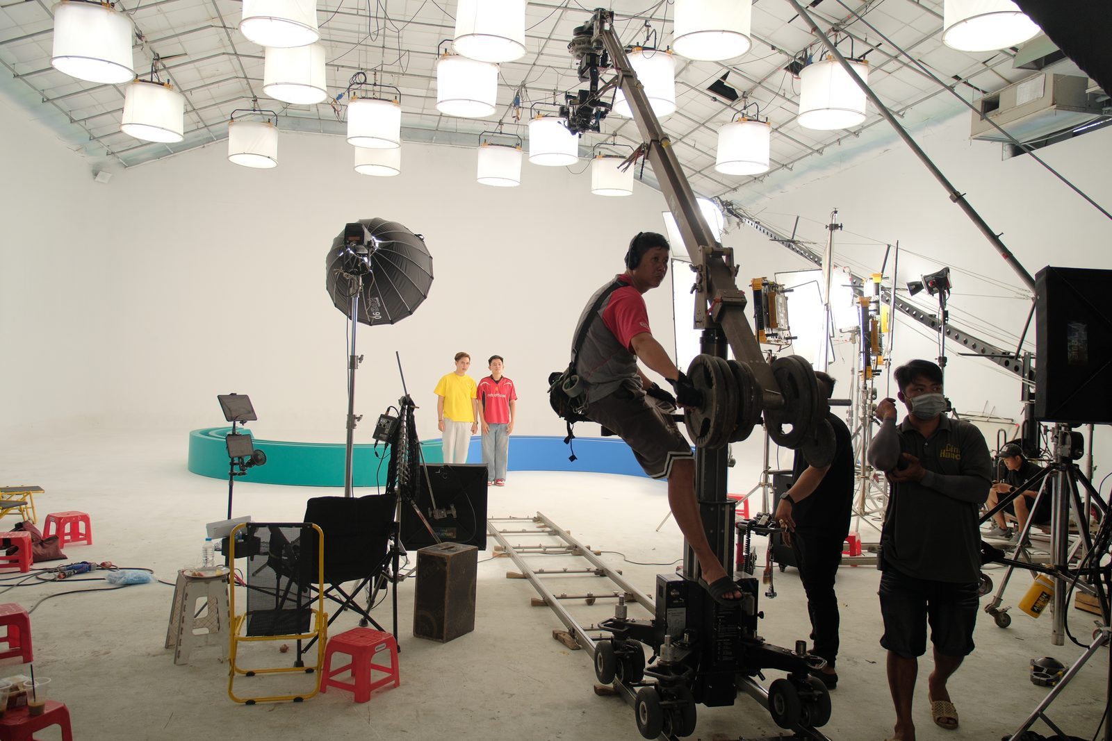 CeraVe, crane up, two in frame