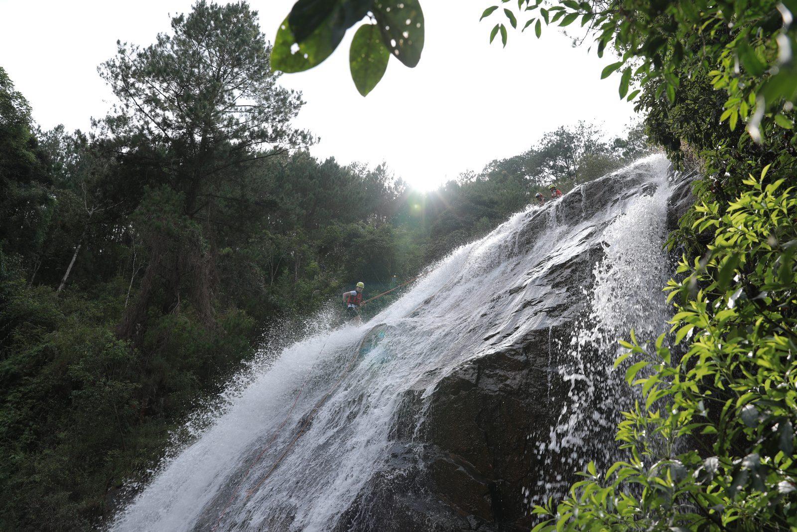 Đà Lạt, the falls from below