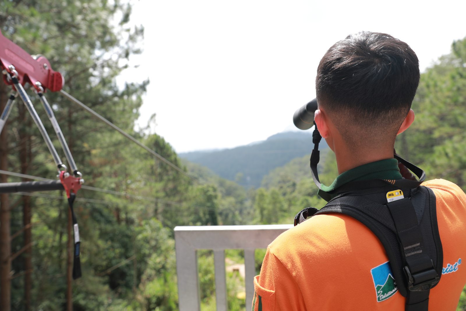 Đà Lạt, zipline point, looking out