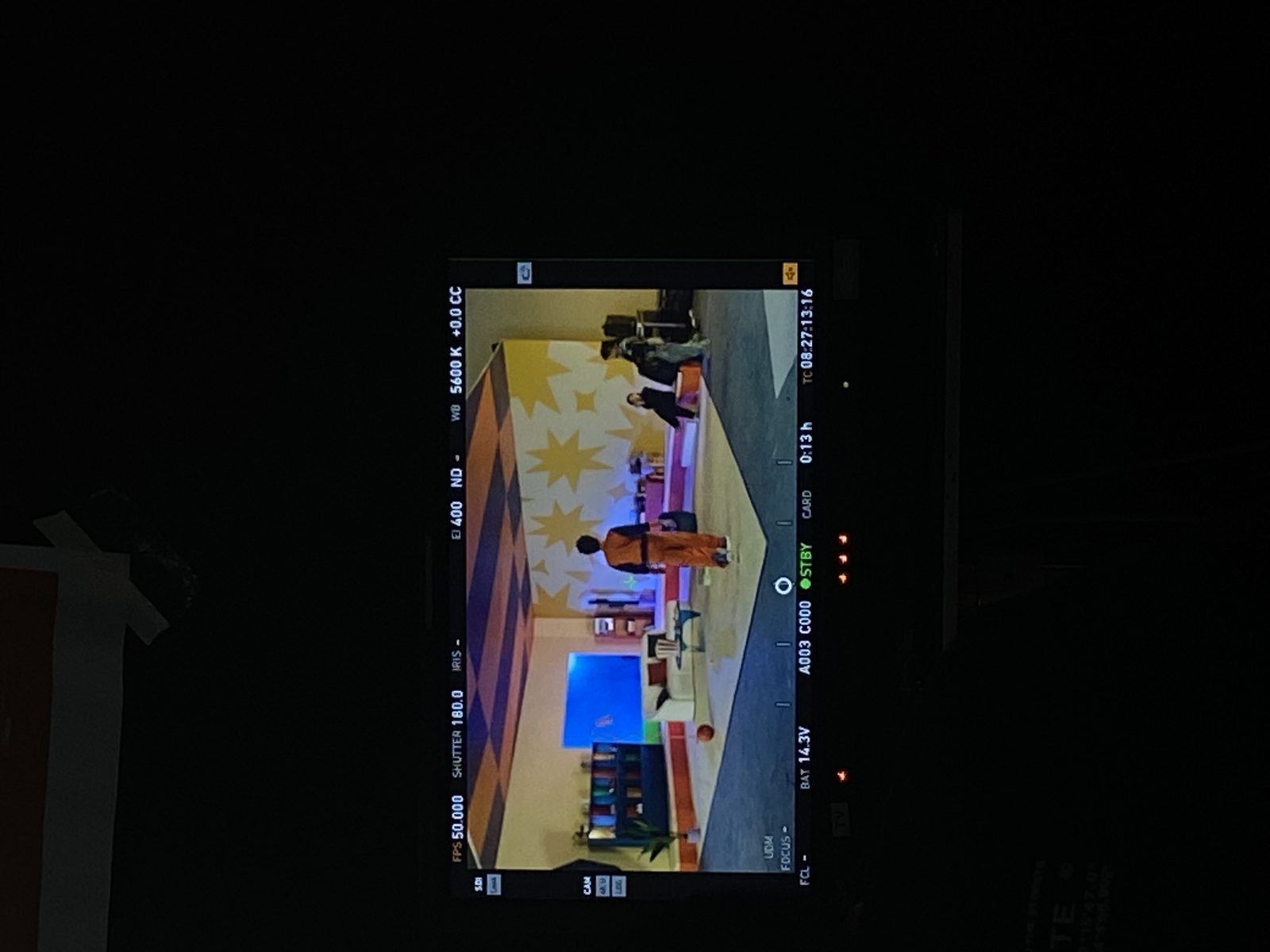 Fanta, the set on a monitor