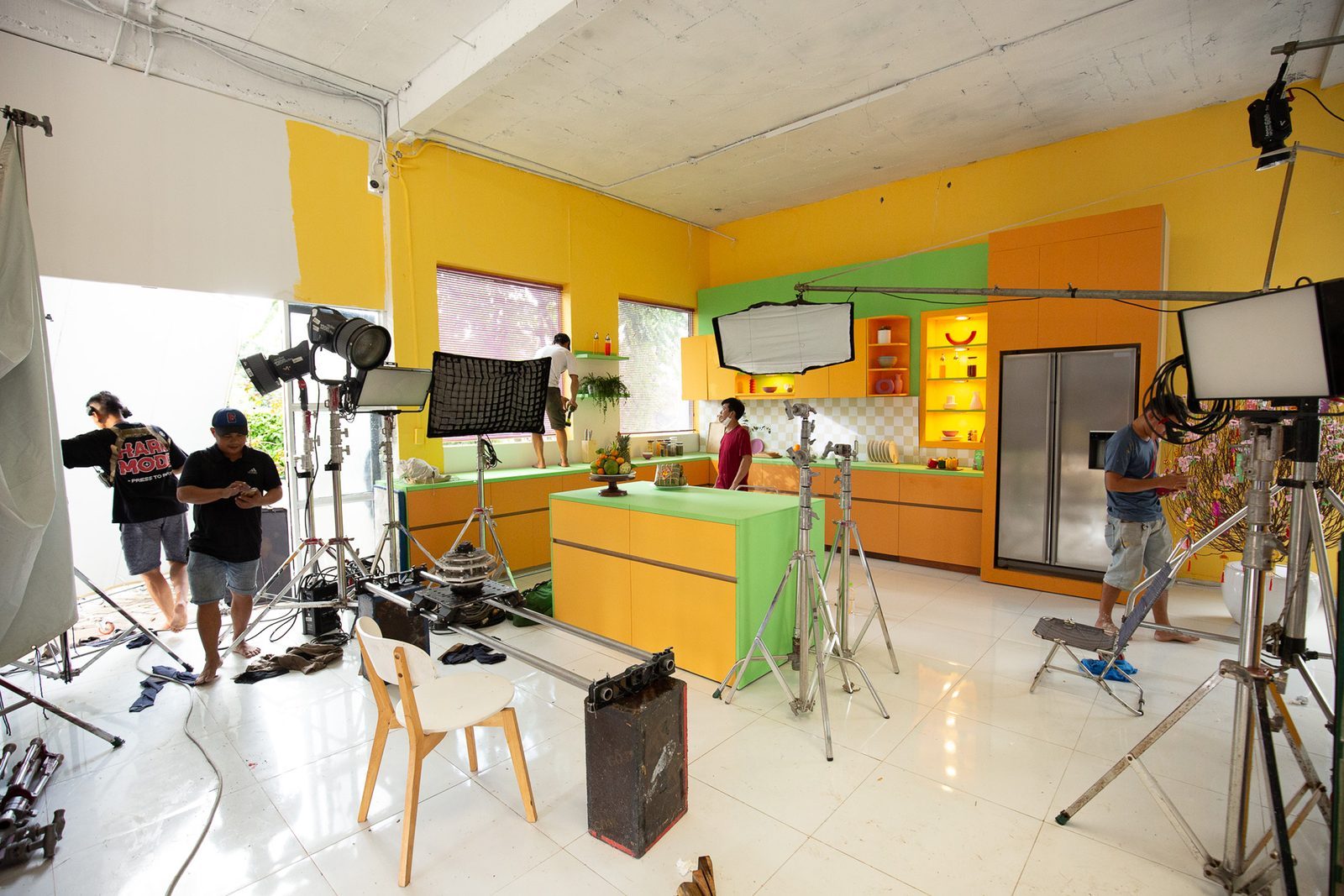 Fanta Tết, the kitchen from the back