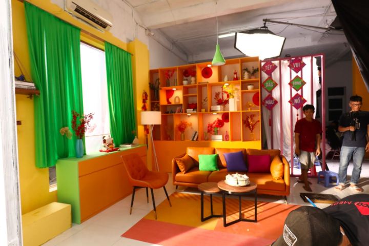 Fanta Tết, a living room in every colour