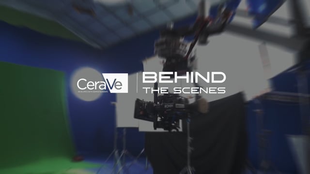 A CeraVe commercial on a green screen stage in Ho Chi Minh City