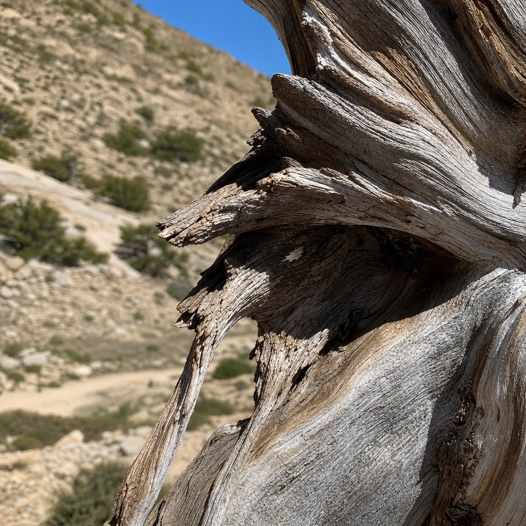 In the harsh midday sun, nature’s raw textures speak louder than words—shadows carve meaning where silence once ruled.