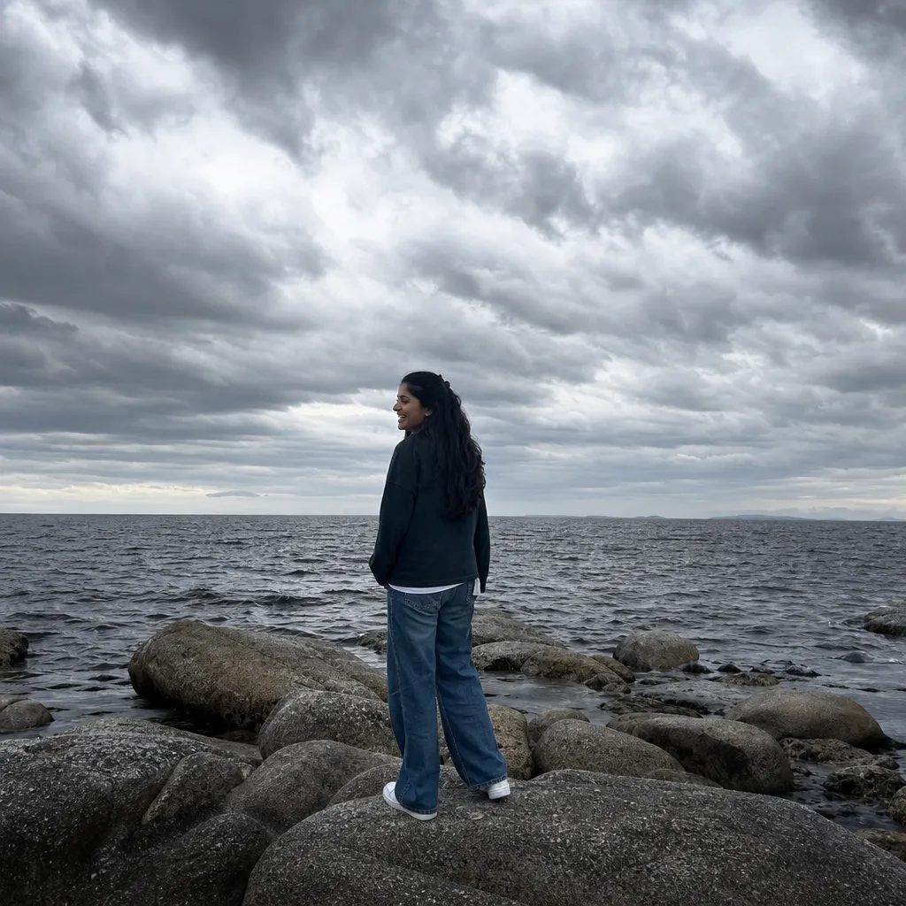 Sometimes, to truly absorb complexity, you must find space to stand quietly beneath vast, shifting skies and let the layers settle.