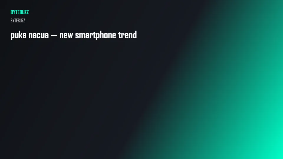 puka nacua — new smartphone trend