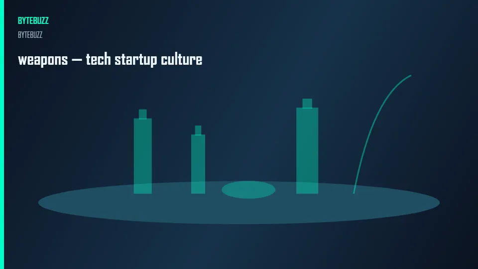 weapons — tech startup culture